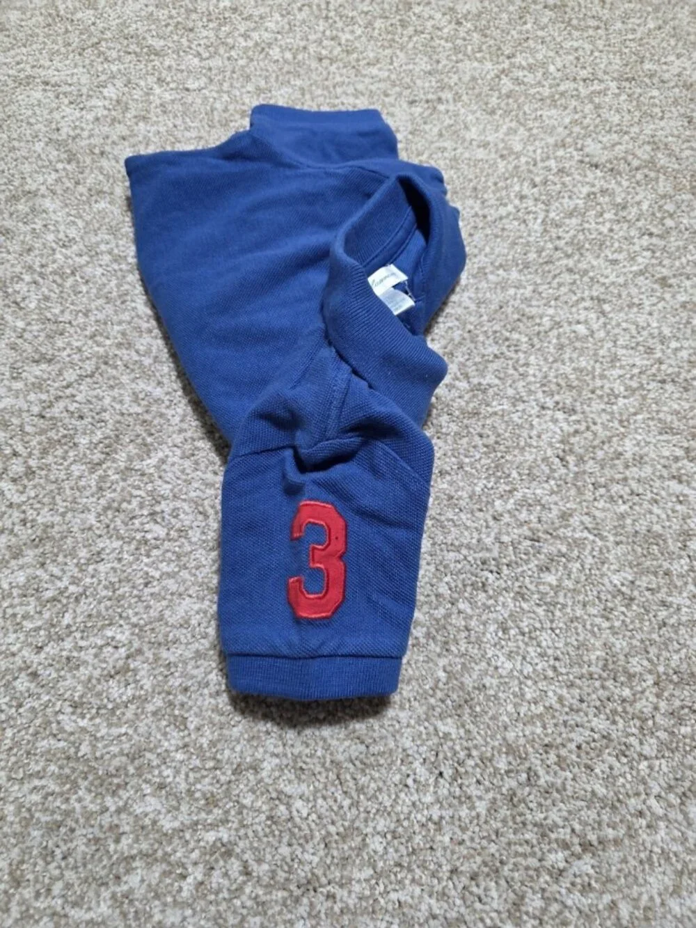 Ralph Lauren Baby Toddler Blue Polo Short Sleeve T Shirt Size 12M